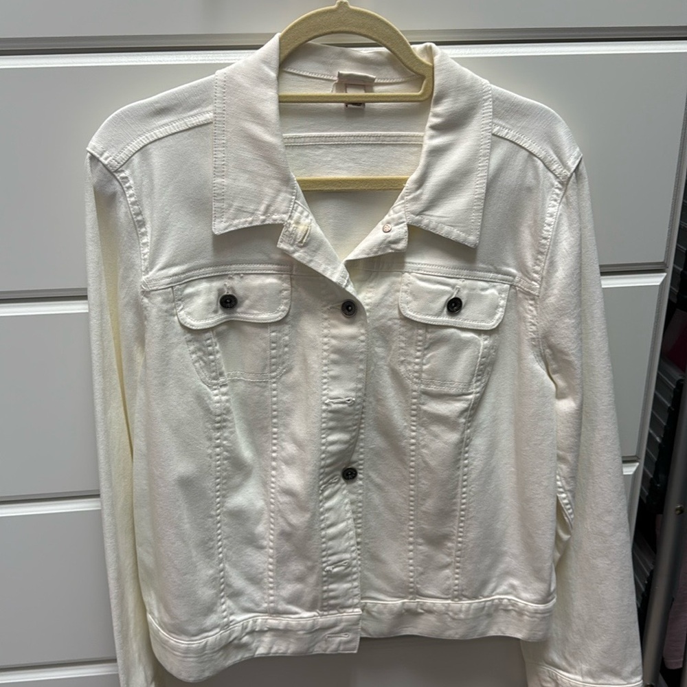 Merona White Jean Jacket